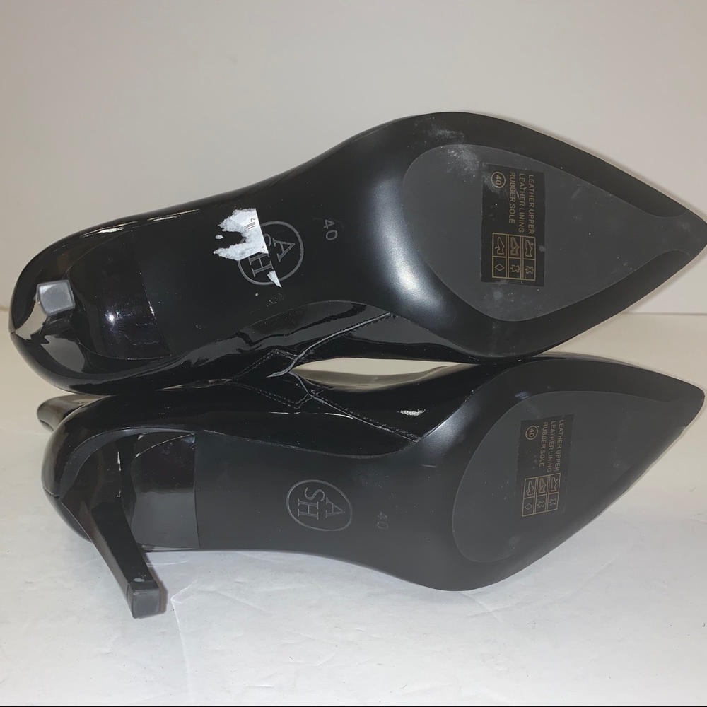 Ash ANGEL Black Patent Leather Ankle Boot NWOT B12/12 - Picture 11 of 15